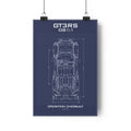 OB1:1 GT3RS Blueprint Poster — Operation Overbuilt