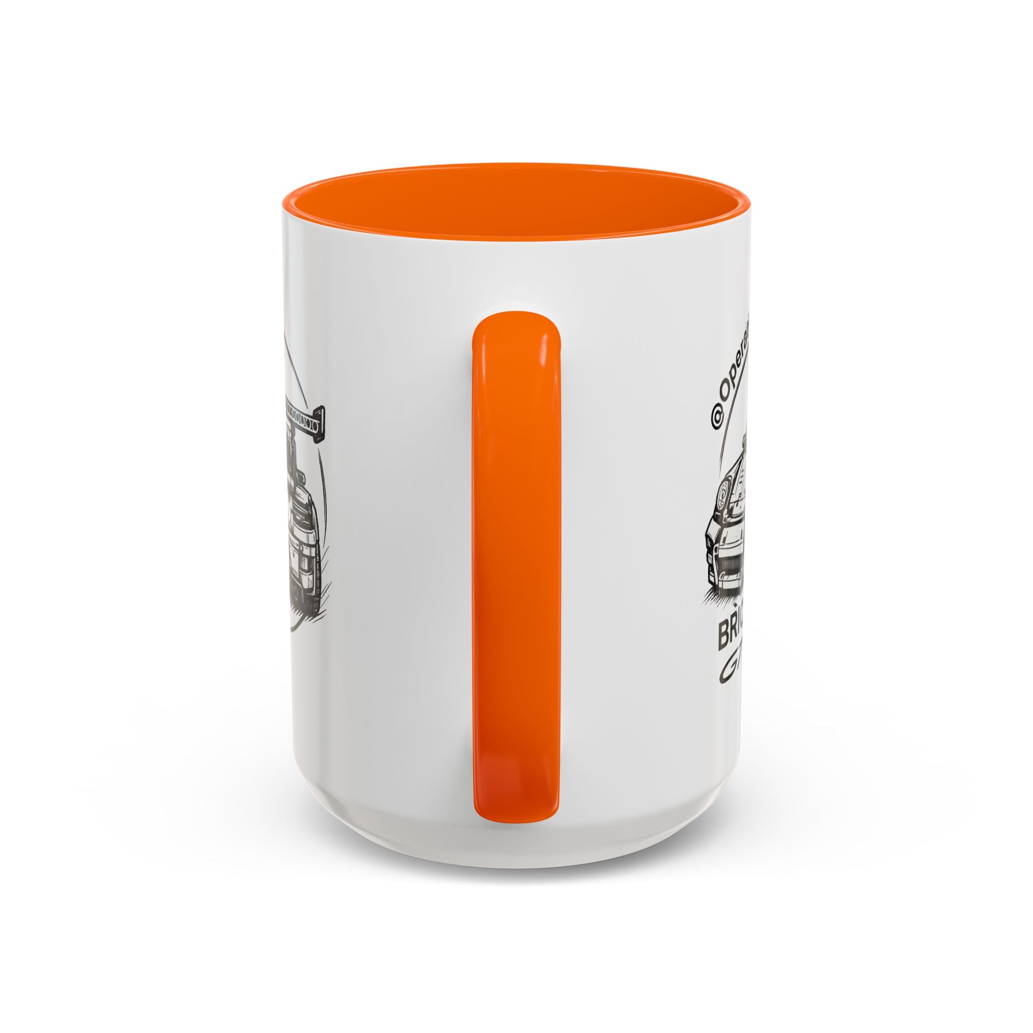 Operation Overbuilt Porsche 911 GT3 RS Car Mug — Racing Sketch Accent Coffee Cup