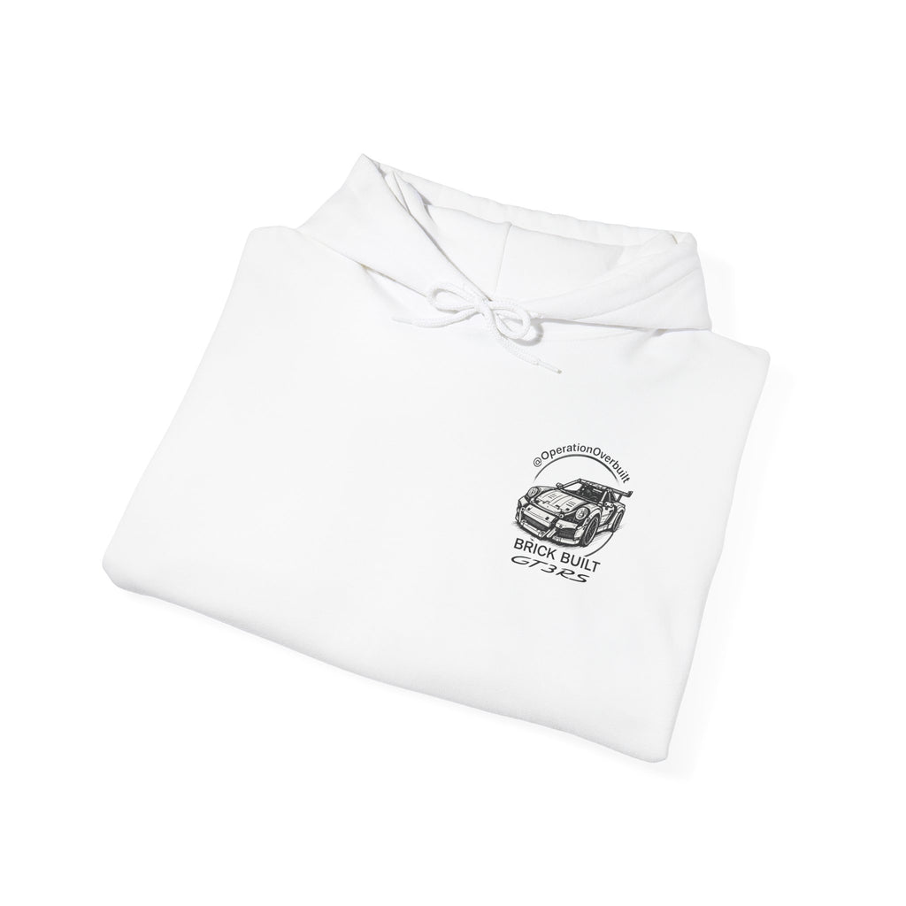 GT3RS Minimal Chest Hoodie – White