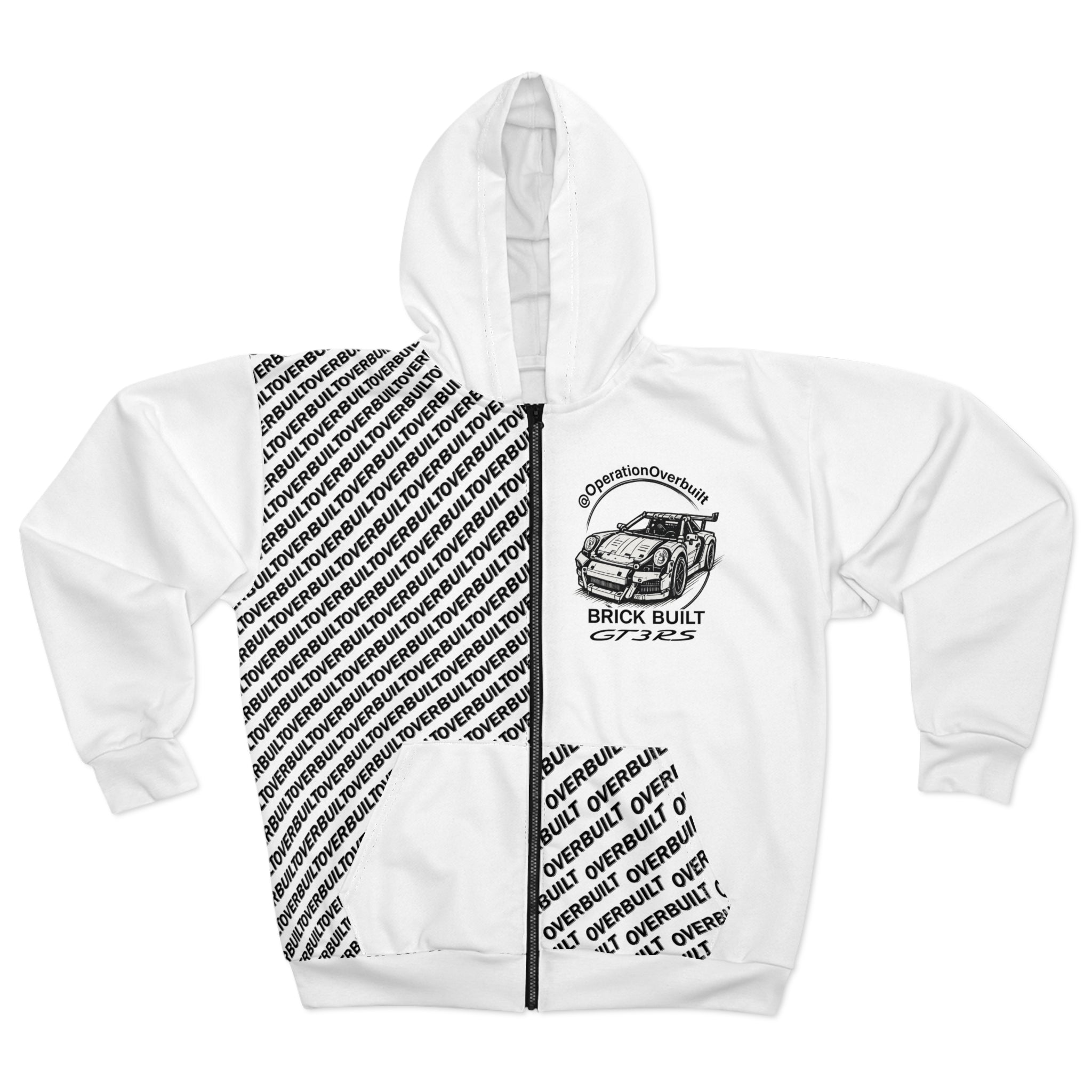 Unisex Zip Hoodie (AOP) - OVERBUILT