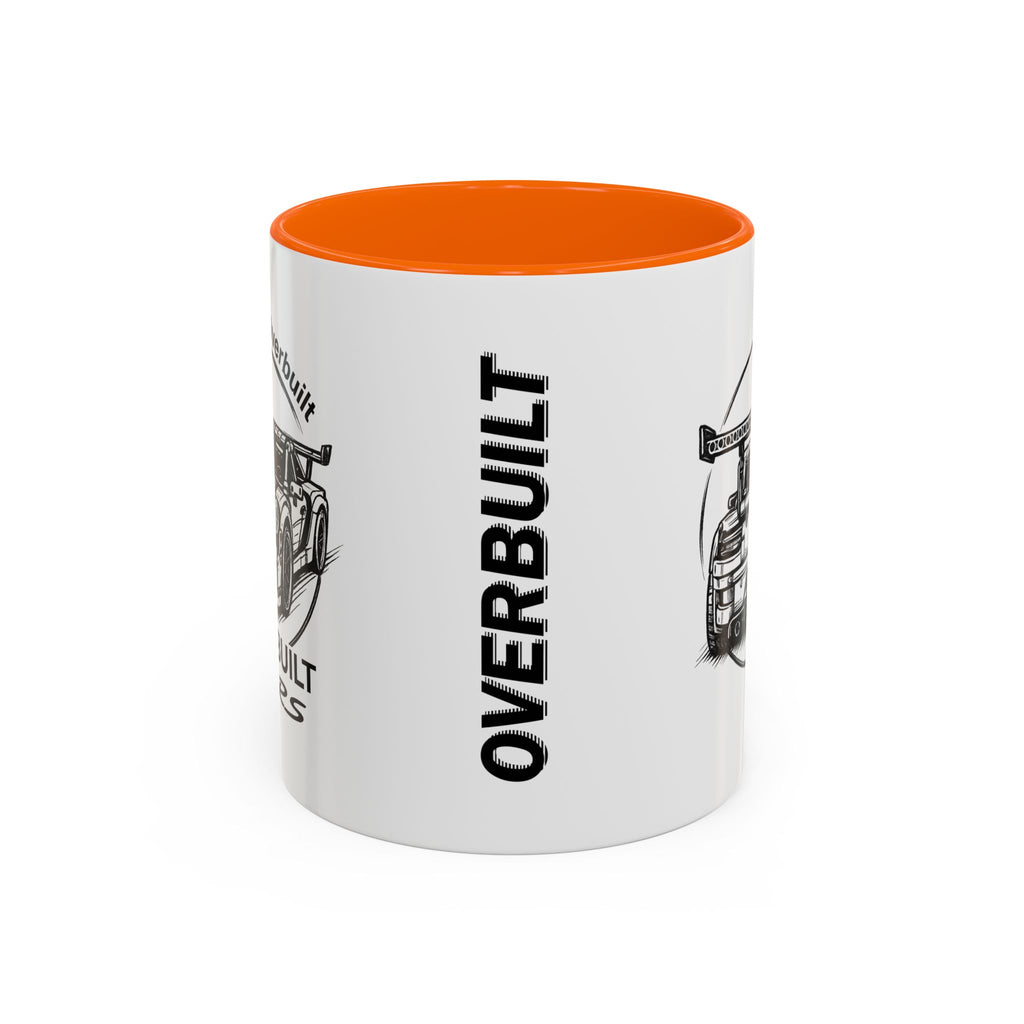 Operation Overbuilt Porsche 911 GT3 RS Car Mug — Racing Sketch Accent Coffee Cup