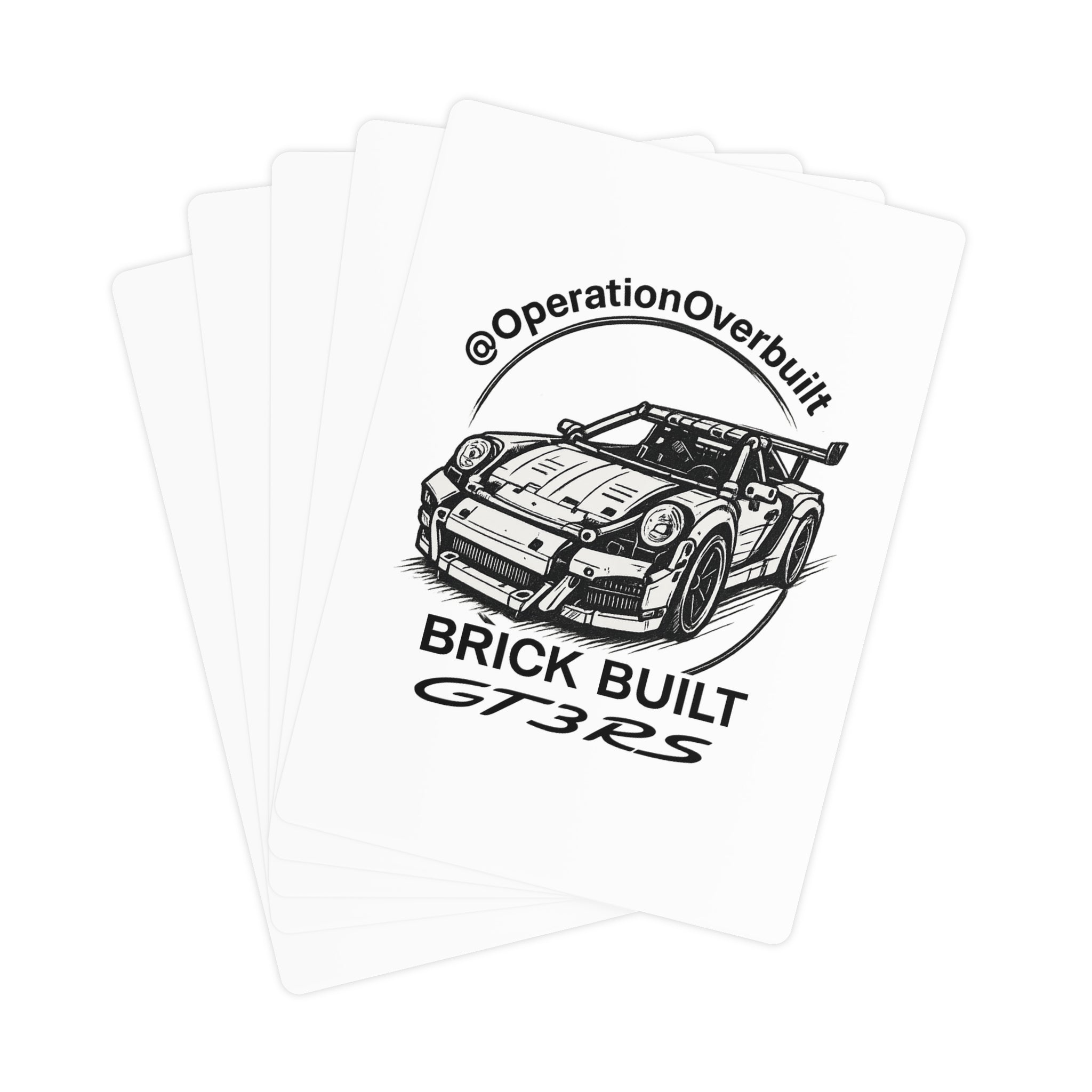 Overbuilt GT3RS Player Poker Cards